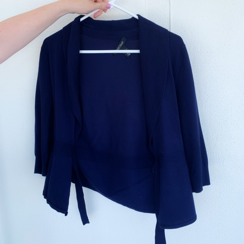 Navy sweater